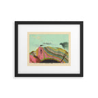 Landscape Painting, Cool Designs, Trippy Art, Mountain Painting, Scientific Poster - Geology Framed Art Print Gallery Image 5