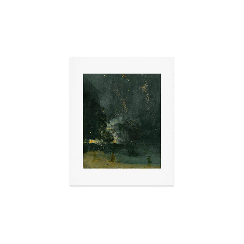 Nocturne In Black And Gold The Falling Rocket By James Mcneill Whistler Art Print Gallery Image 1