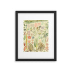 Seaweed and Coral Vintage Illustration Drawing by Adolphe Millot of Underwater Peach Pink Sea Plants Framed Art Print Gallery Image 5