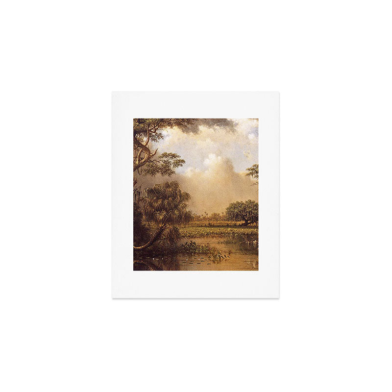 The Great Florida Marsh 1886 By Martin Johnson Heade | Reproduction Art Print Gallery Image 1