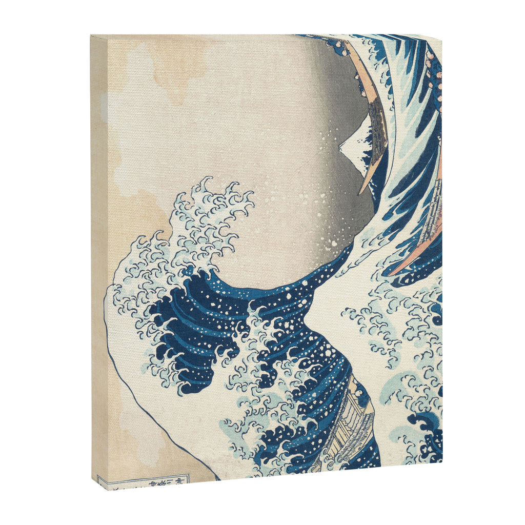 The Great Wave Off Kanagawa by Katsushika Hokusai Thirty Six Views of Mount Fuji - The Great Wave Canvas Print Gallery Image 6