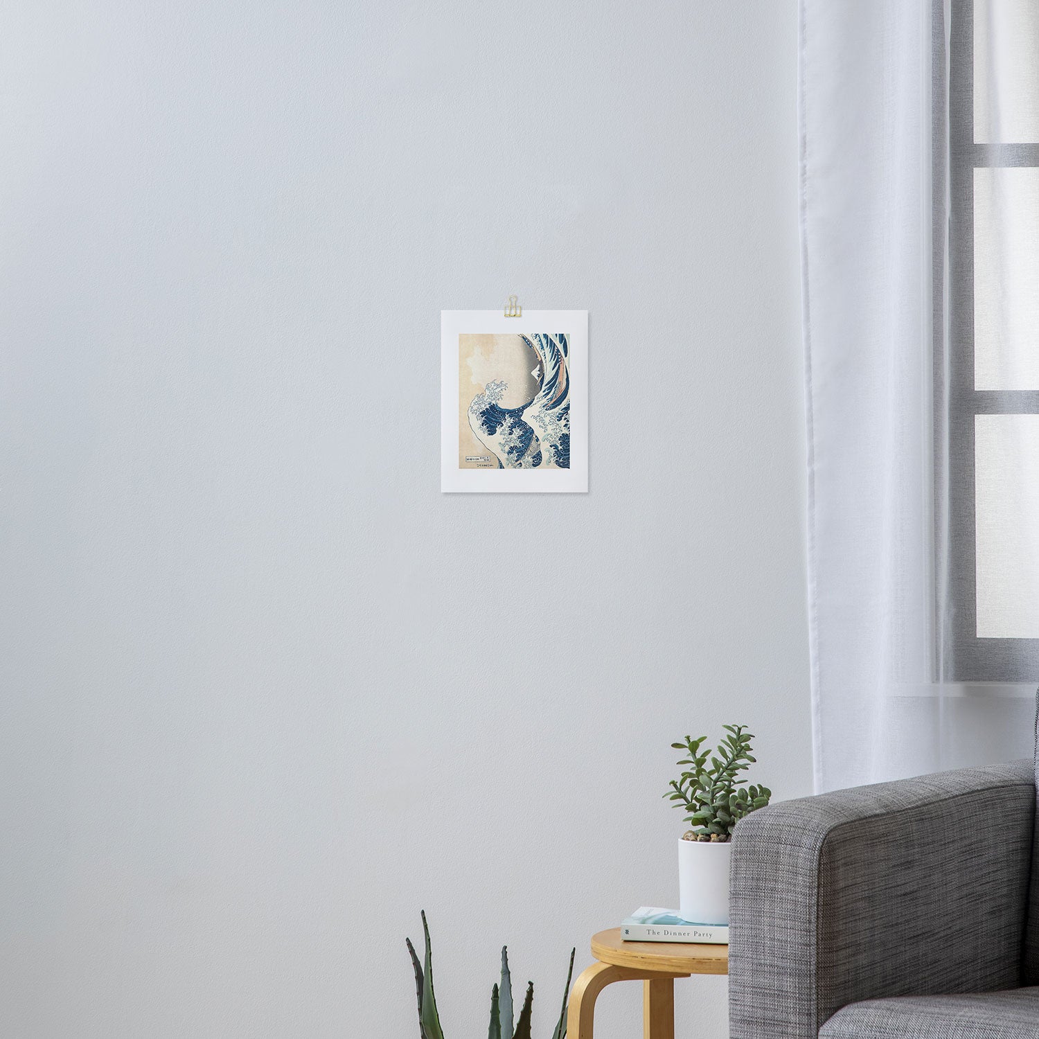 The Great Wave Off Kanagawa by Katsushika Hokusai Thirty Six Views of Mount Fuji - The Great Wave Art Print Gallery Image 3