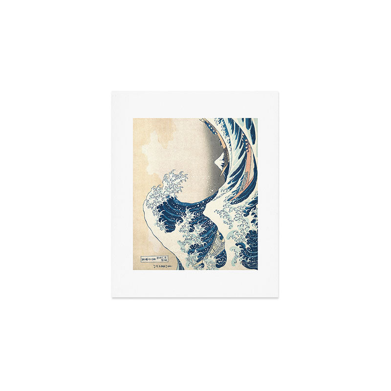 The Great Wave Off Kanagawa by Katsushika Hokusai Thirty Six Views of Mount Fuji - The Great Wave Art Print Gallery Image 1
