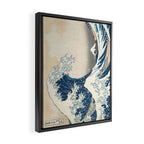 The Great Wave Off Kanagawa by Katsushika Hokusai Thirty Six Views of Mount Fuji - The Great Wave Framed Canvas Print Gallery Image 2