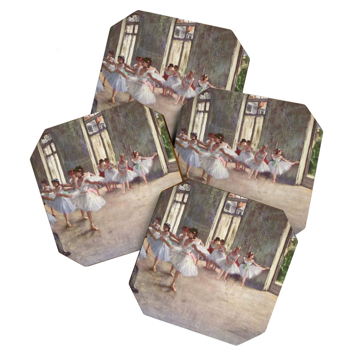 The Rehearsal By Edgar Degas | Reproduction | Famous French Painter Coaster Gallery Image 1