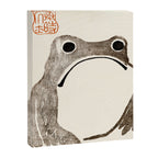 Unimpressed Frog Meika Gafu by Matsumoto Hoji 1814 - Frog Canvas Print Gallery Image 3