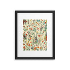 Wildflower Diagram // Fleurs II by Adolphe Millot XL 19th Century Science Textbook Artwork Framed Art Print Gallery Image 6
