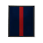 Navy Red Framed Canvas Print Gallery Image 8