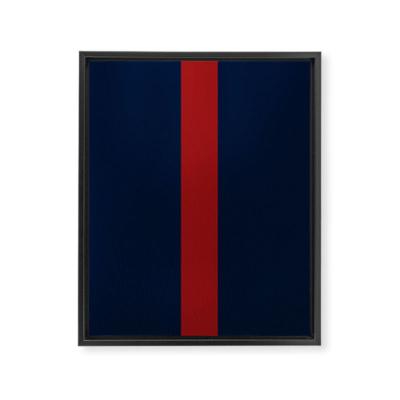 Navy Red Framed Canvas Print Gallery Image 8