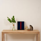 Navy Red Framed Canvas Print Gallery Image 4