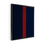 Navy Red Framed Canvas Print Gallery Image 2