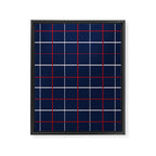 Navy Red White Tattersall Framed Canvas Print Gallery Image 8