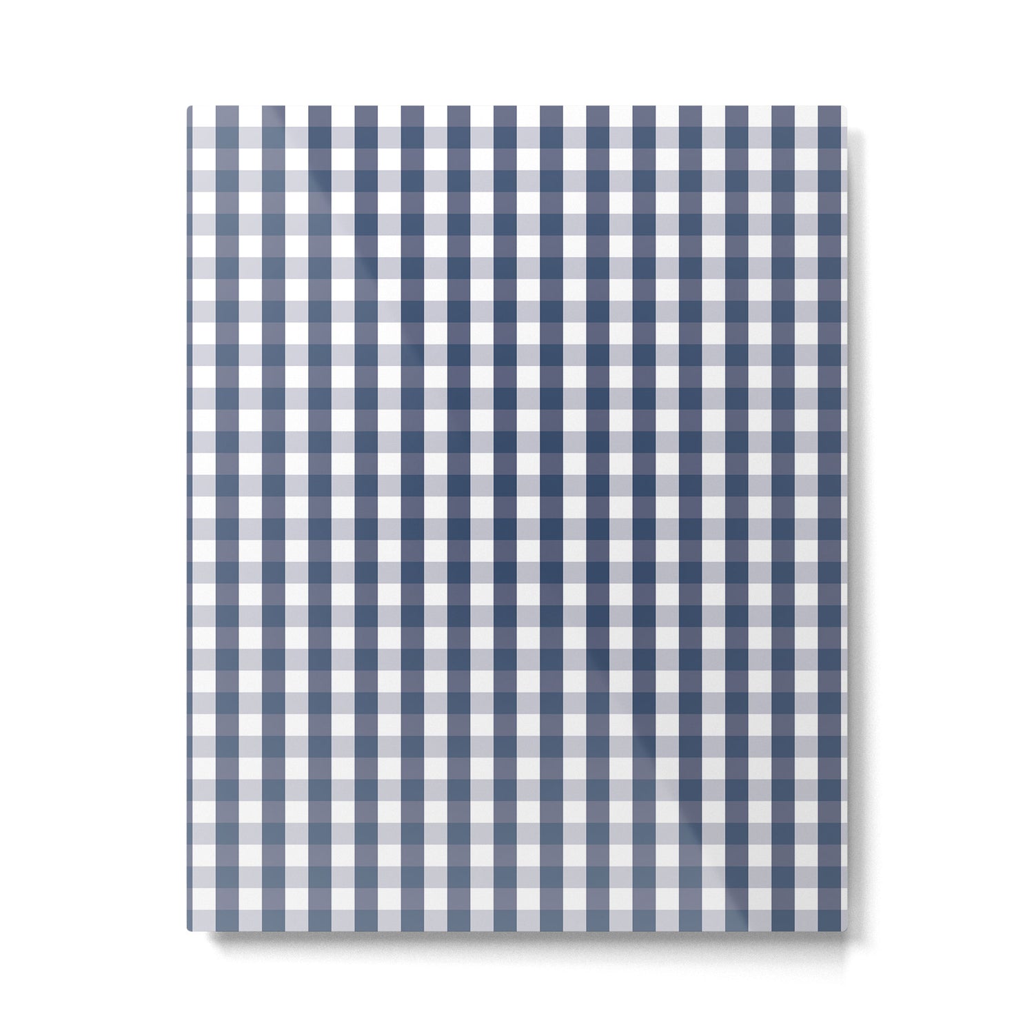 Southern Navy Gingham Metal Print Gallery Image 6