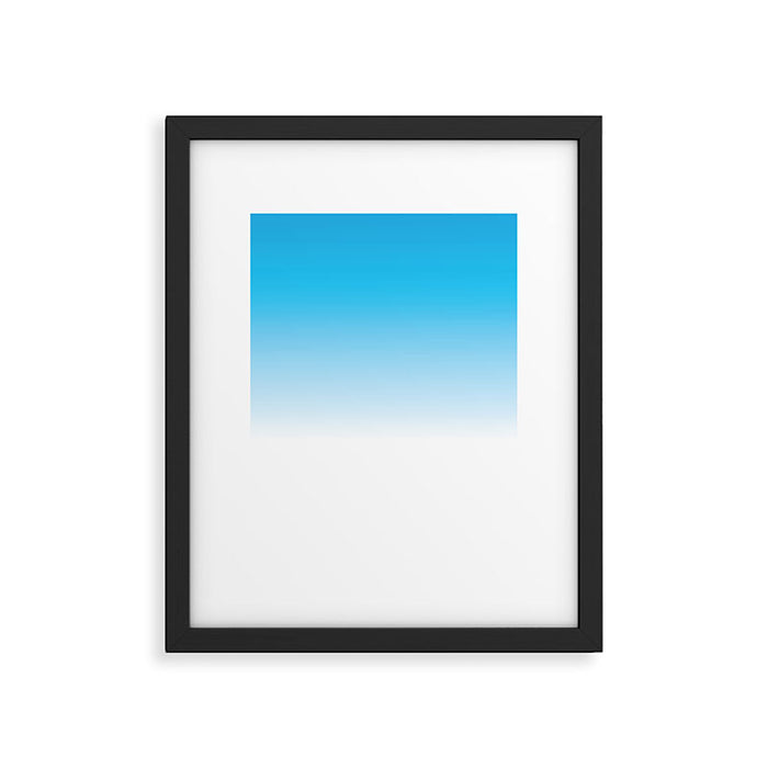 Winter Horizon on a Clear Day Framed Art Print Gallery Image 1