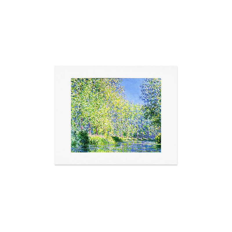 Monet: Bend in the River Epte Art Print Gallery Image 1