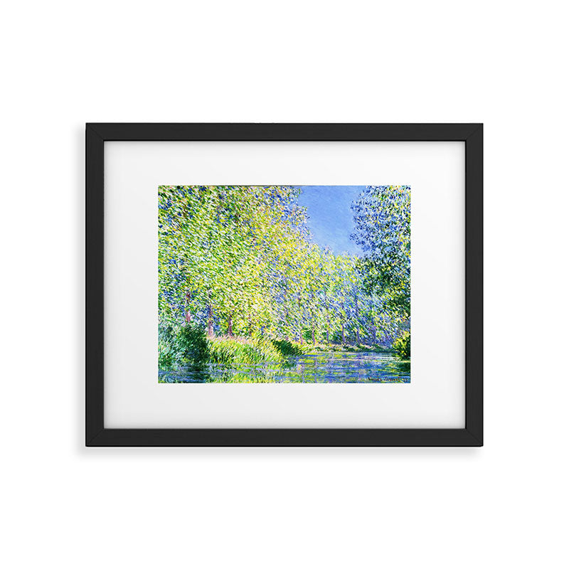 Monet: Bend in the River Epte Framed Art Print Gallery Image 5