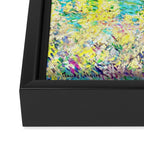 MONET : Landscape Near Montecarlo Framed Canvas Print Gallery Image 3