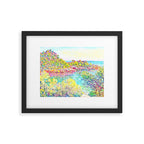 MONET : Landscape Near Montecarlo Framed Art Print Gallery Image 6