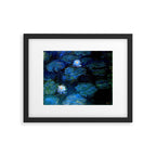 monet water lilies 1899 blue Teal Framed Art Print Gallery Image 6