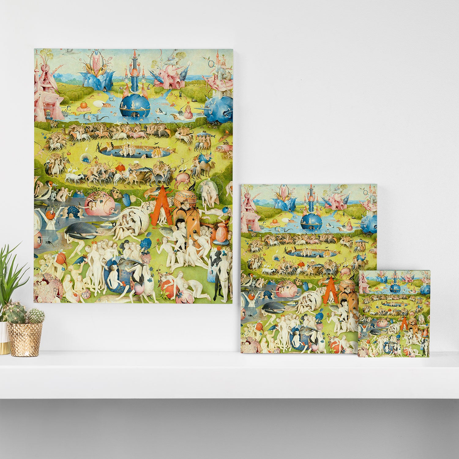 the Garden of Earthly Delights by Bosch Canvas Print Gallery Image 3