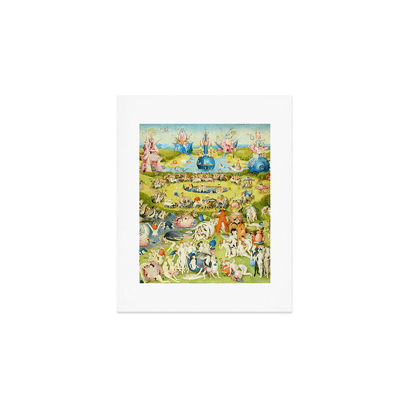 the Garden of Earthly Delights by Bosch Art Print Gallery Image 1
