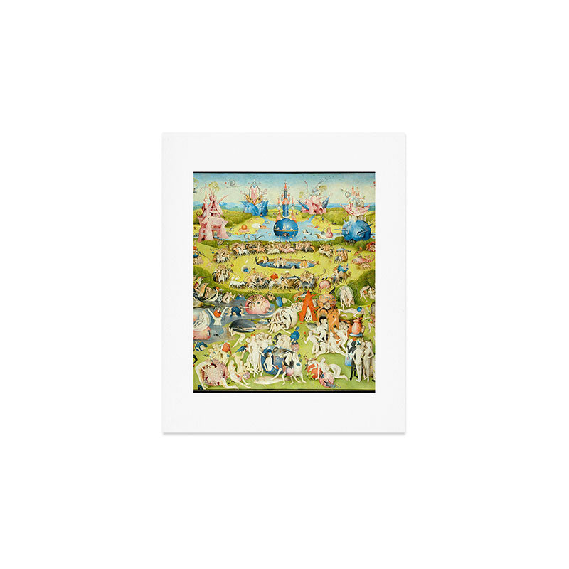 The Garden of Earthly Delights by Bosch Art Print Gallery Image 1
