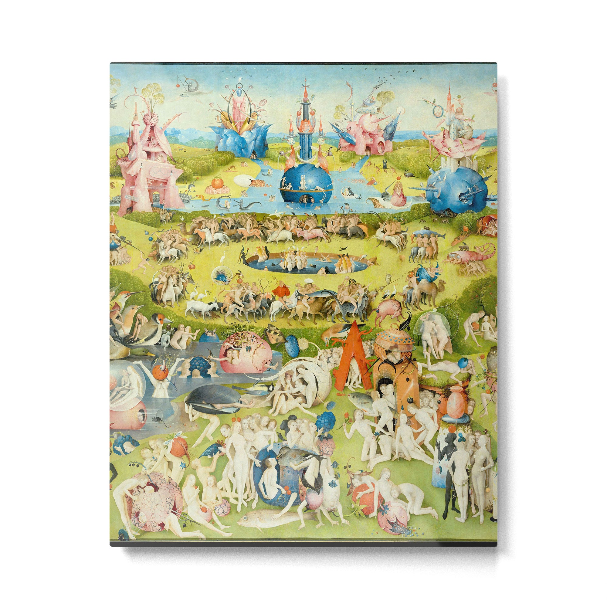 The Garden of Earthly Delights by Bosch Metal Print Gallery Image 4
