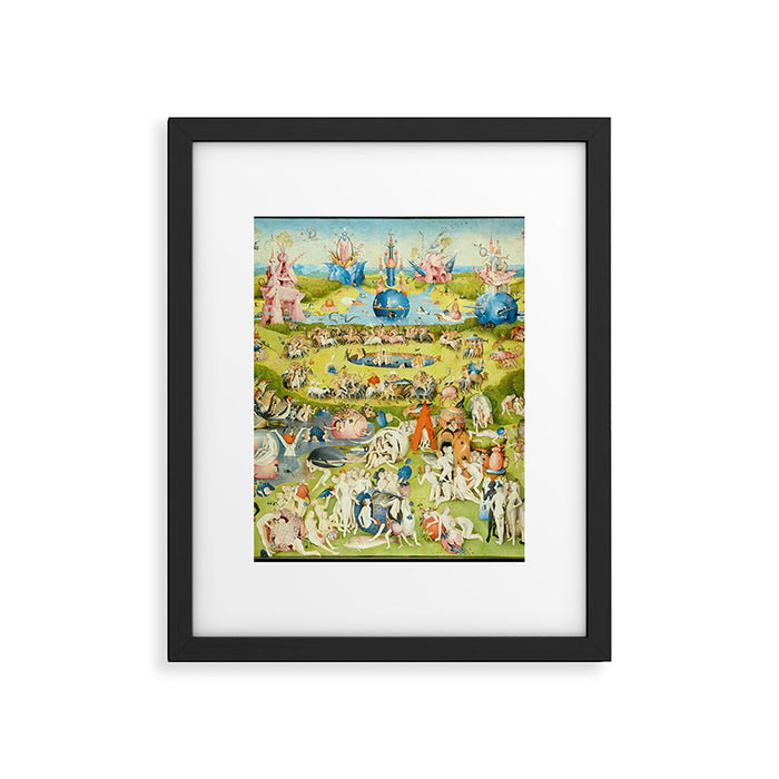 The Garden of Earthly Delights by Bosch Framed Art Print Gallery Image 1