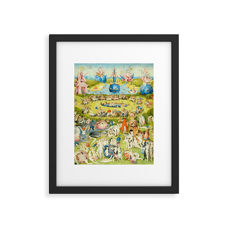 the Garden of Earthly Delights by Bosch Framed Art Print Gallery Image 6