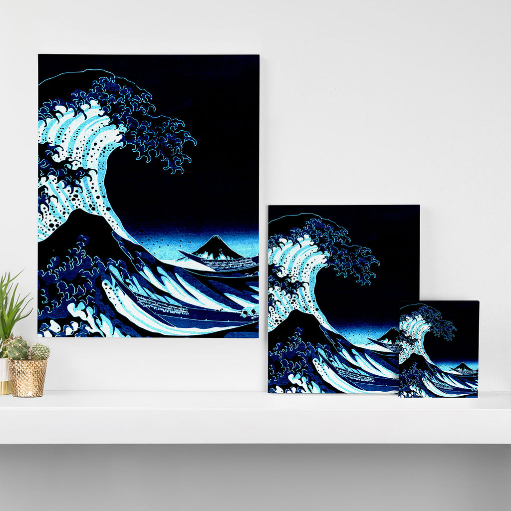 the Great Wave blue Canvas Print Gallery Image 3