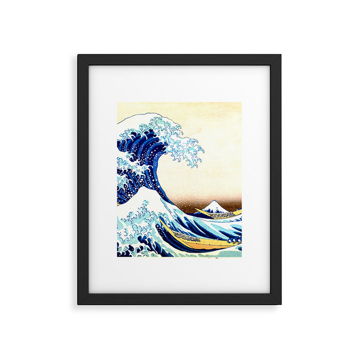 The Great Wave off KanagawA Framed Art Print Gallery Image 1