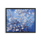 Vincent Van Gogh Almond BlossomS Blue Framed Canvas Print Gallery Image 3