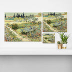 Vincent Van Gogh : Garden at Arles Canvas Print Gallery Image 3