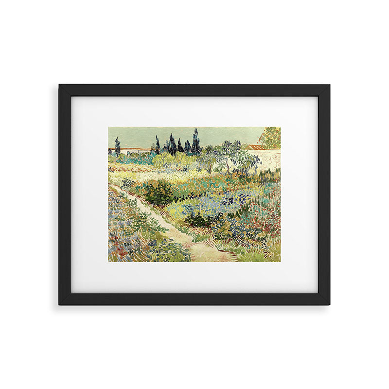 Vincent Van Gogh : Garden at Arles Framed Art Print Gallery Image 6