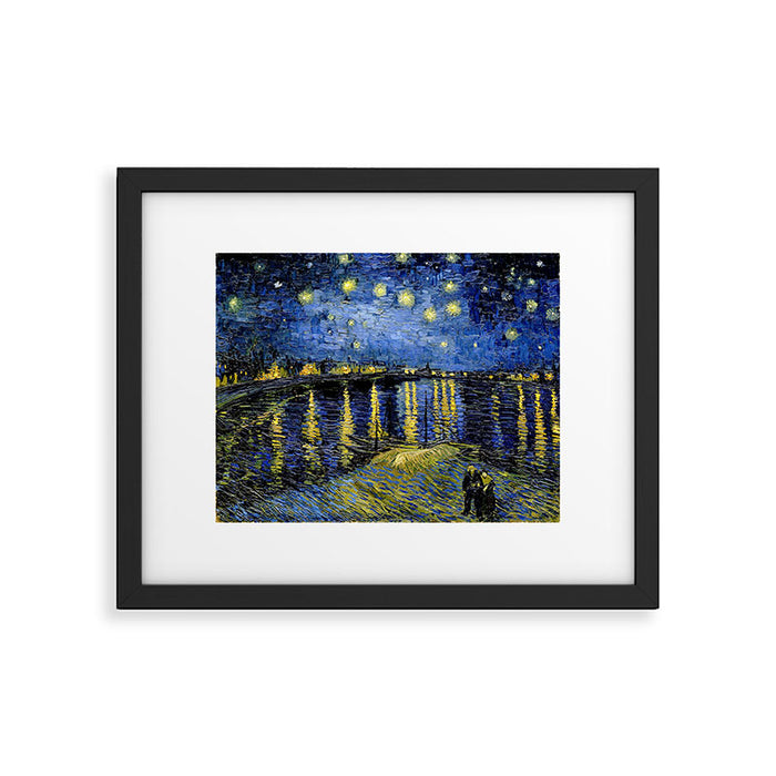 Vincent Van Gogh Starry Night Framed Art Print Gallery Image 1