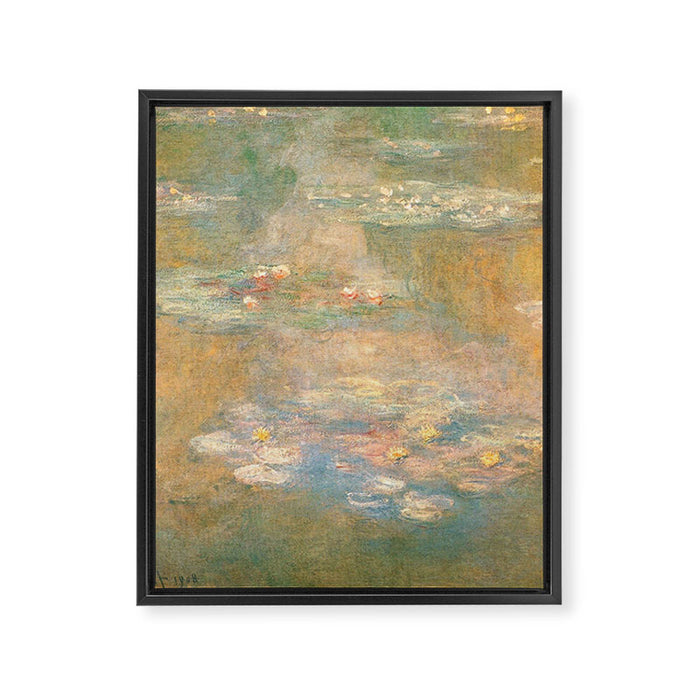 Water Lilies Claude Monet 1908 Framed Canvas Print Gallery Image 1