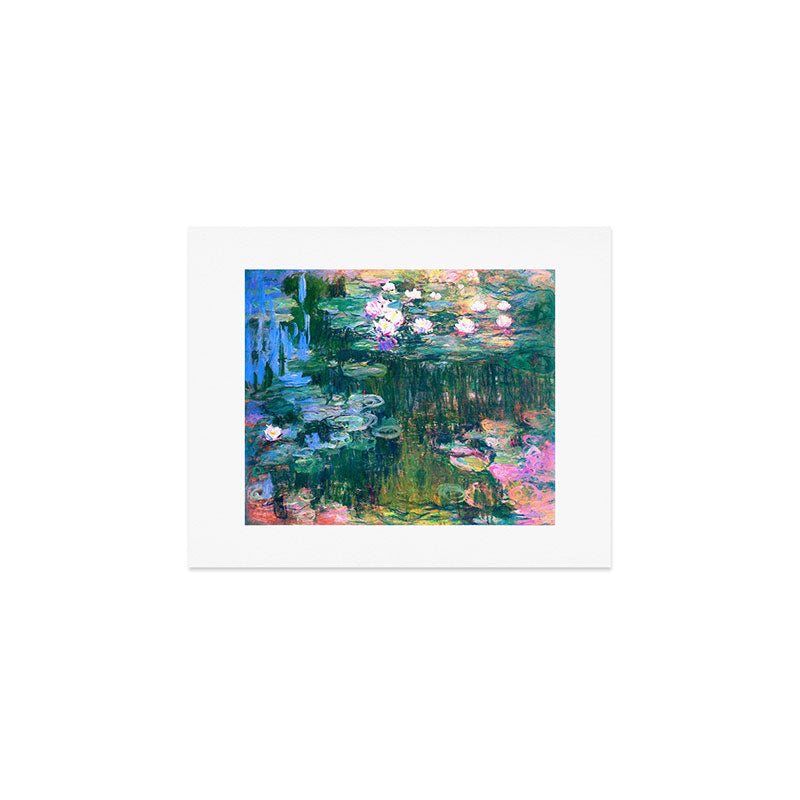 water lilies : Monet Art Print Gallery Image 1