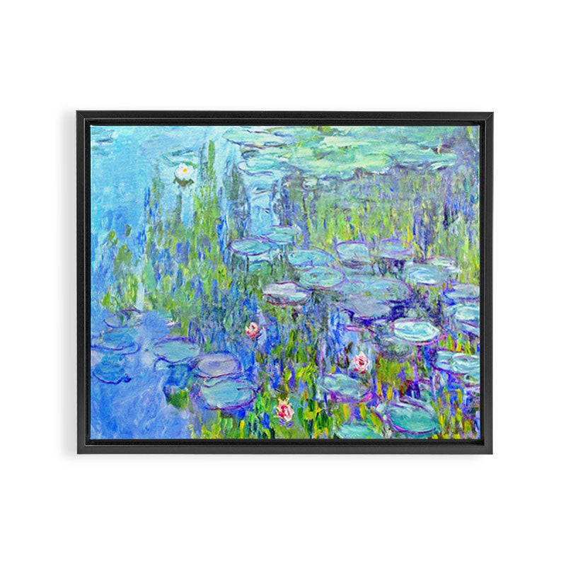 Water Lilies monet : Nympheas Framed Canvas Print Gallery Image 3