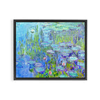 Water Lilies monet : Nympheas Framed Canvas Print Gallery Image 3