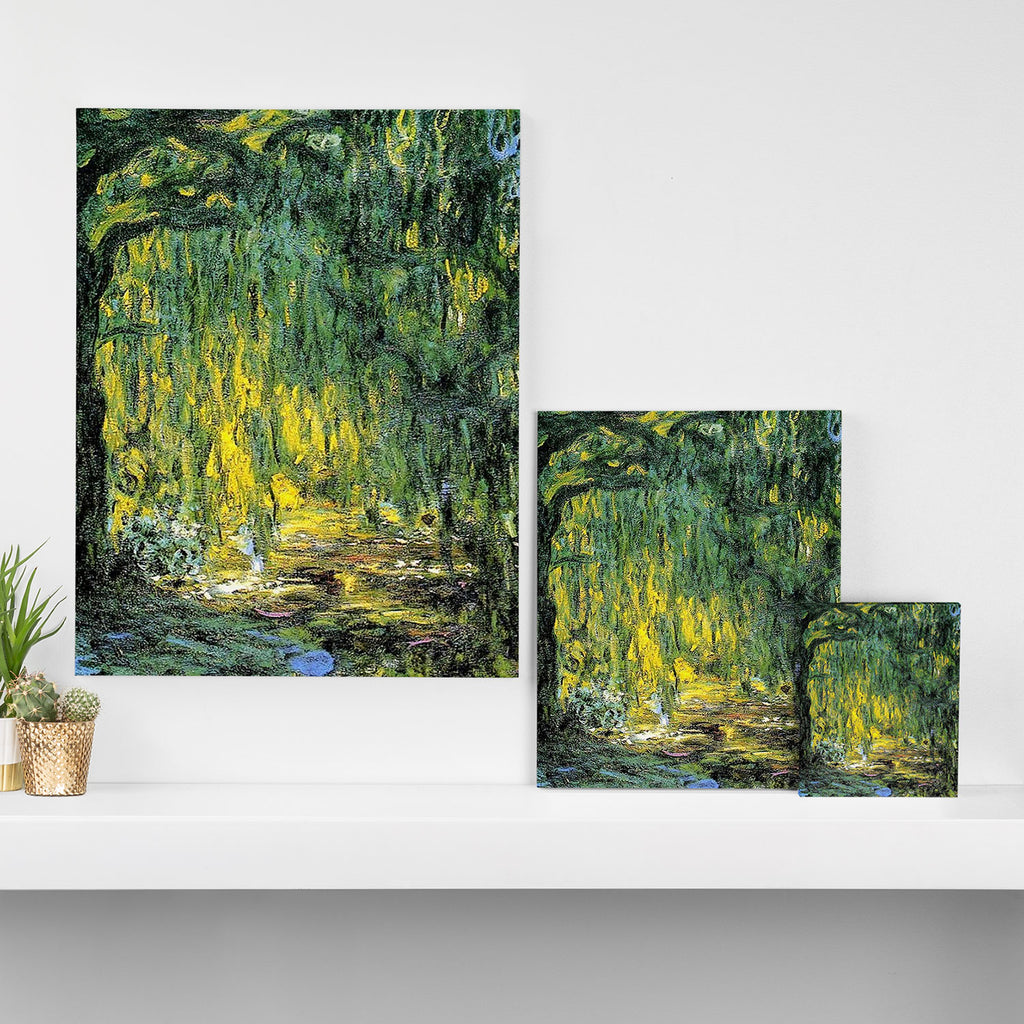 Weeping Willow by Claude Monet Canvas Print Gallery Image 3