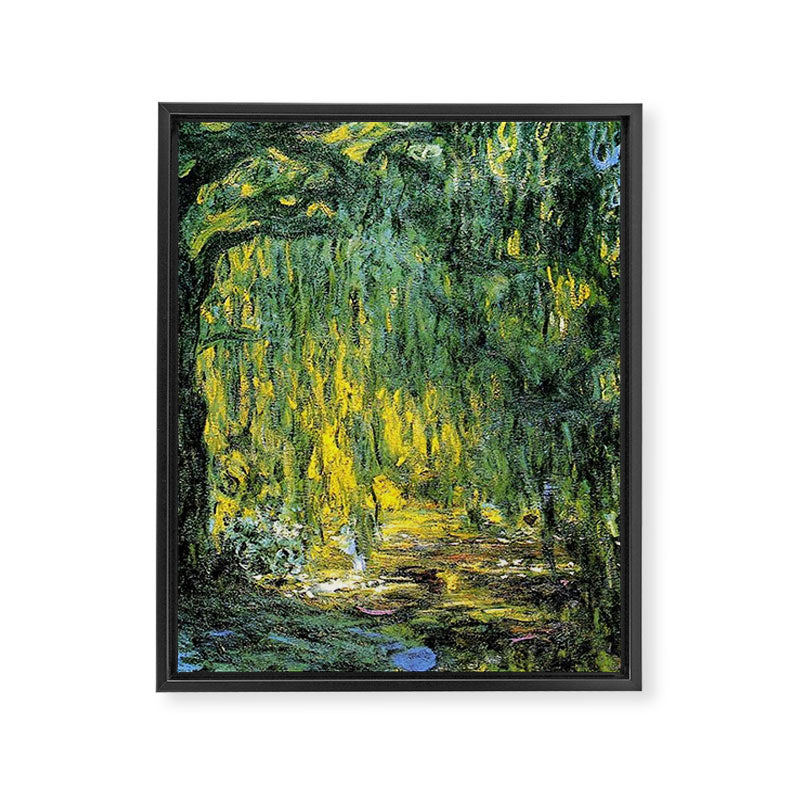 Weeping Willow by Claude Monet Framed Canvas Print Gallery Image 3