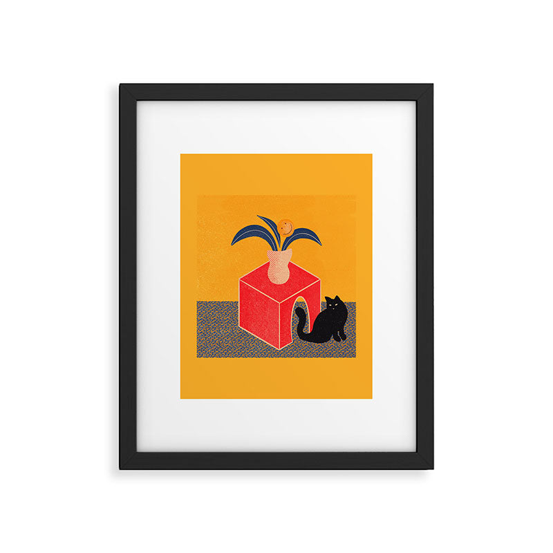 the cat Framed Art Print Gallery Image 6