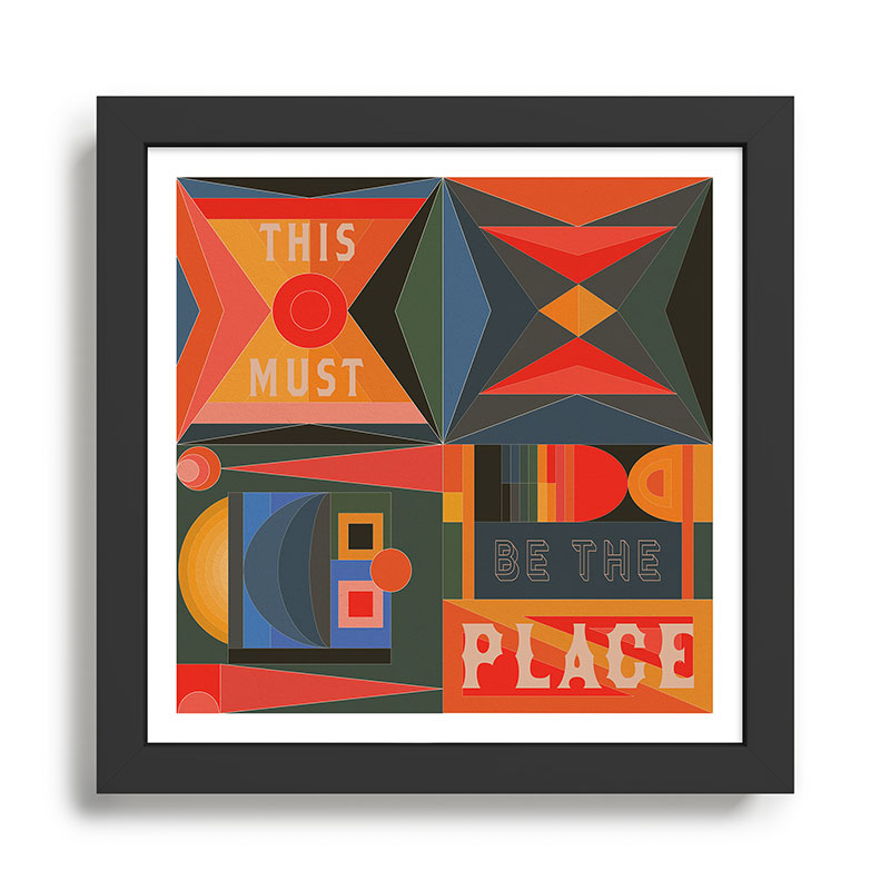 this must be the place Framed Art Print Gallery Image 1
