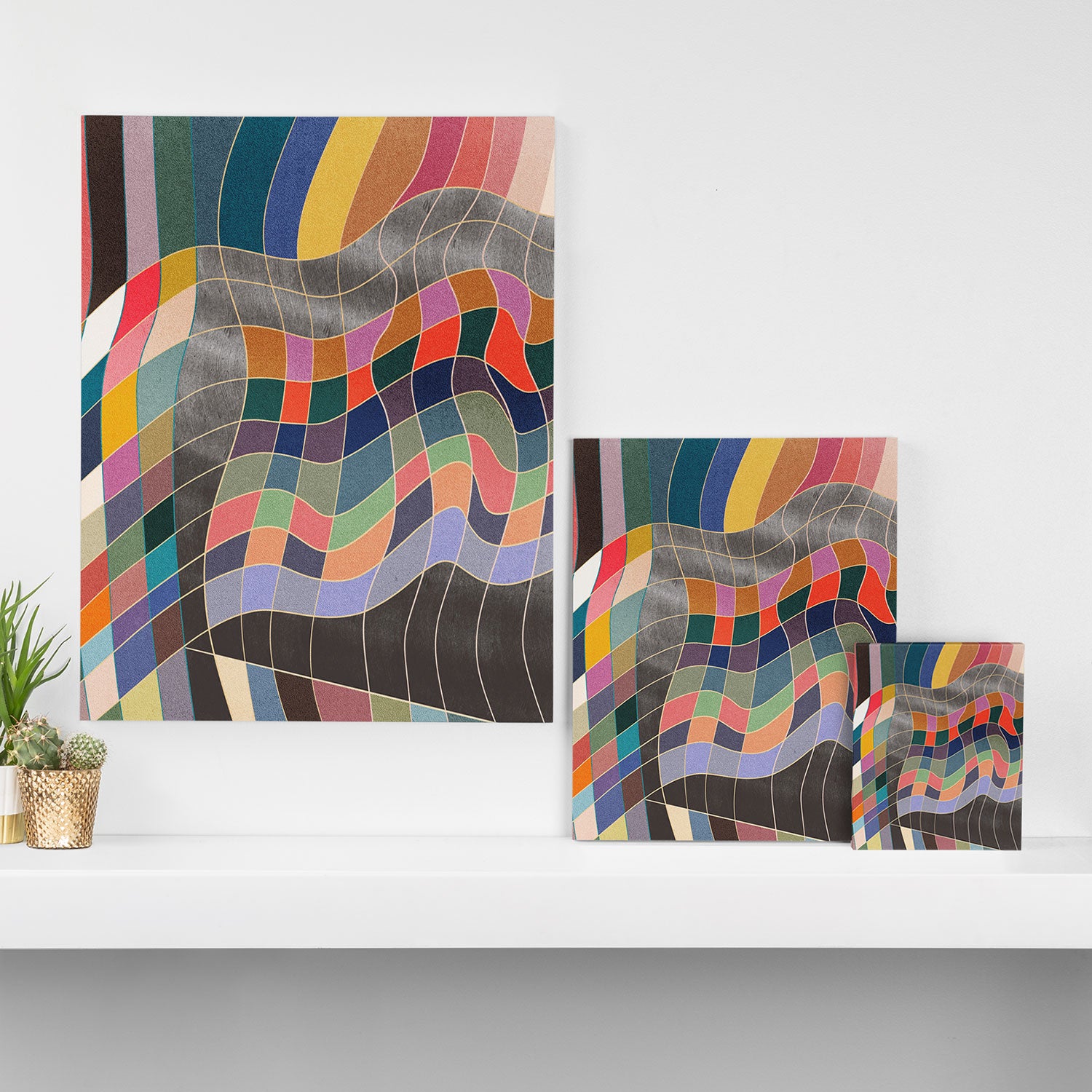 Warp Canvas Print Gallery Image 3