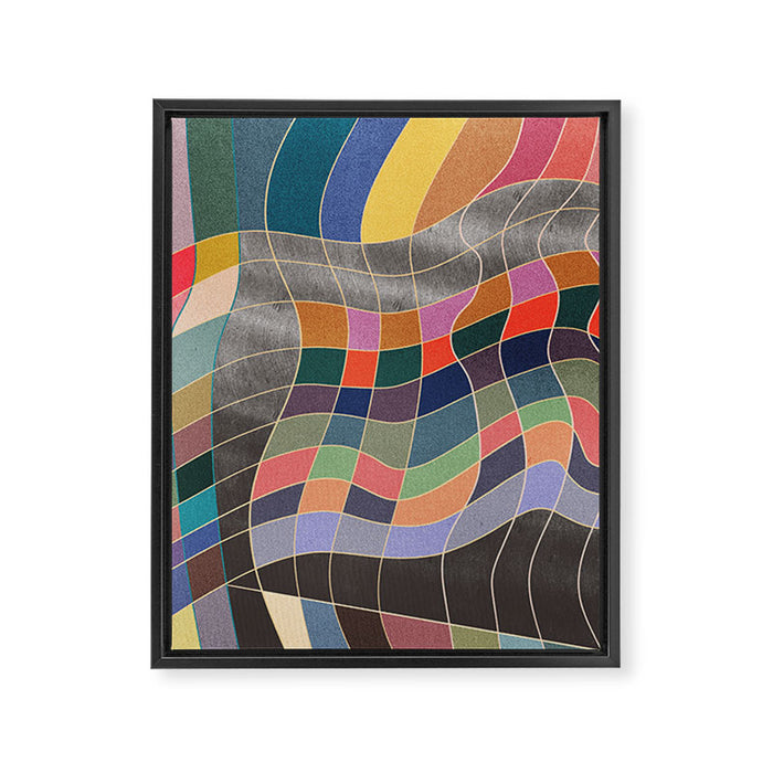 Warp Framed Canvas Print Gallery Image 1