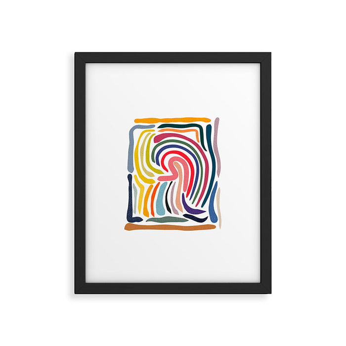 Whorl Framed Art Print Gallery Image 1