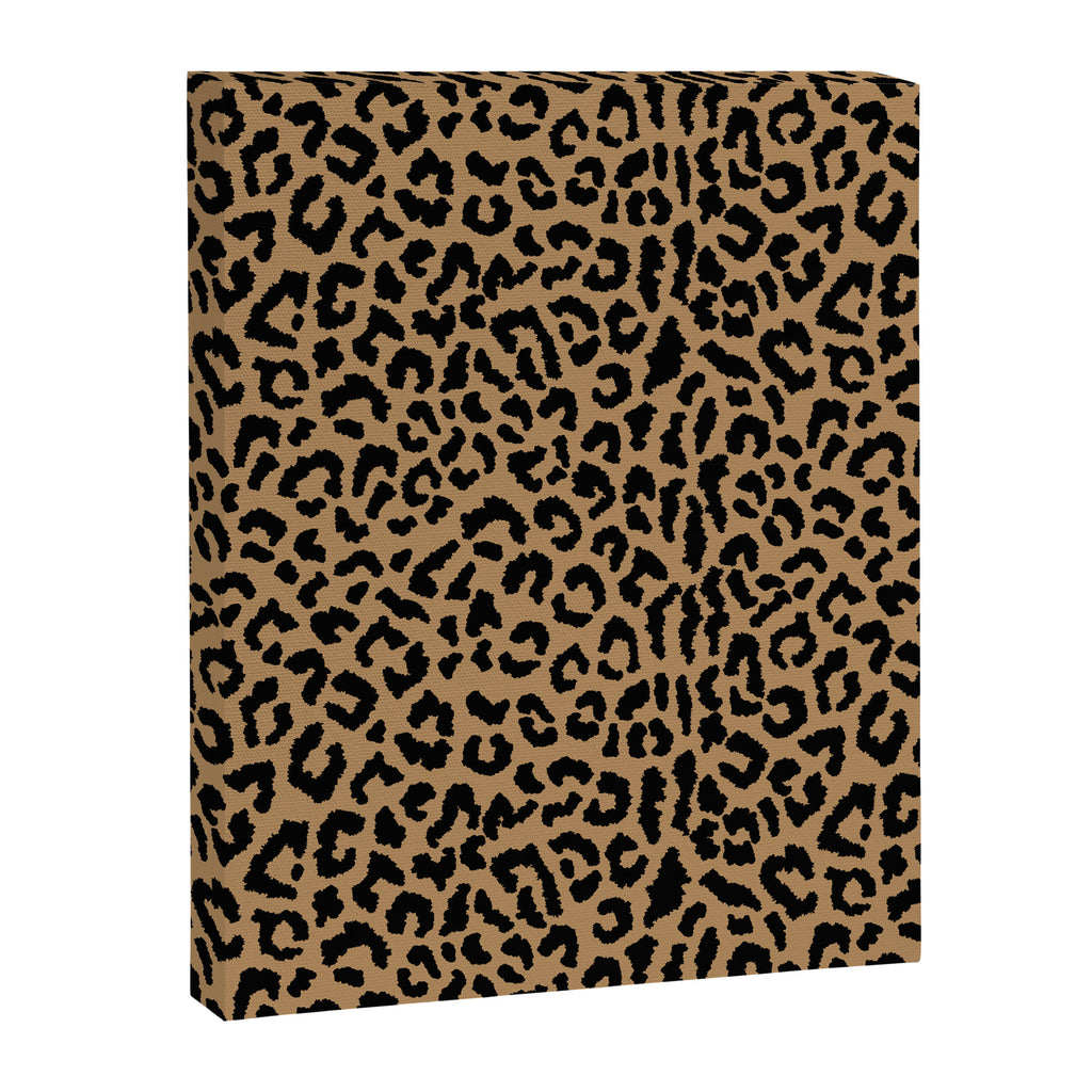 2000s leopard-black on tan Canvas Print Gallery Image 8