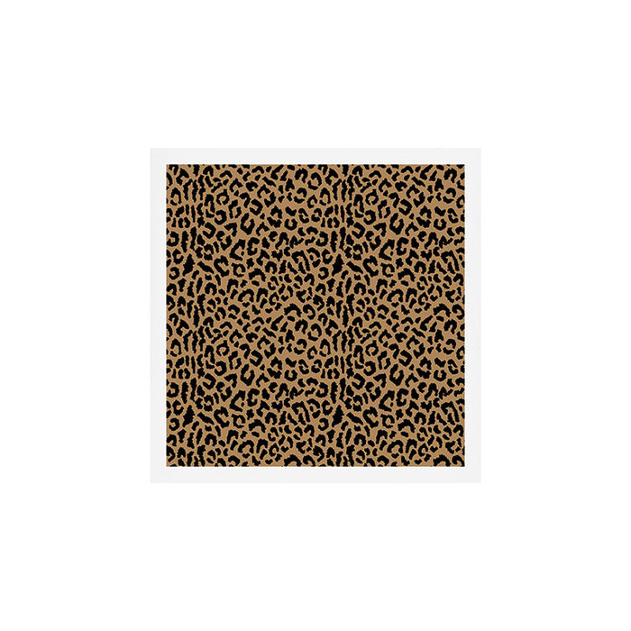 2000s leopard-black on tan Art Print Gallery Image 1