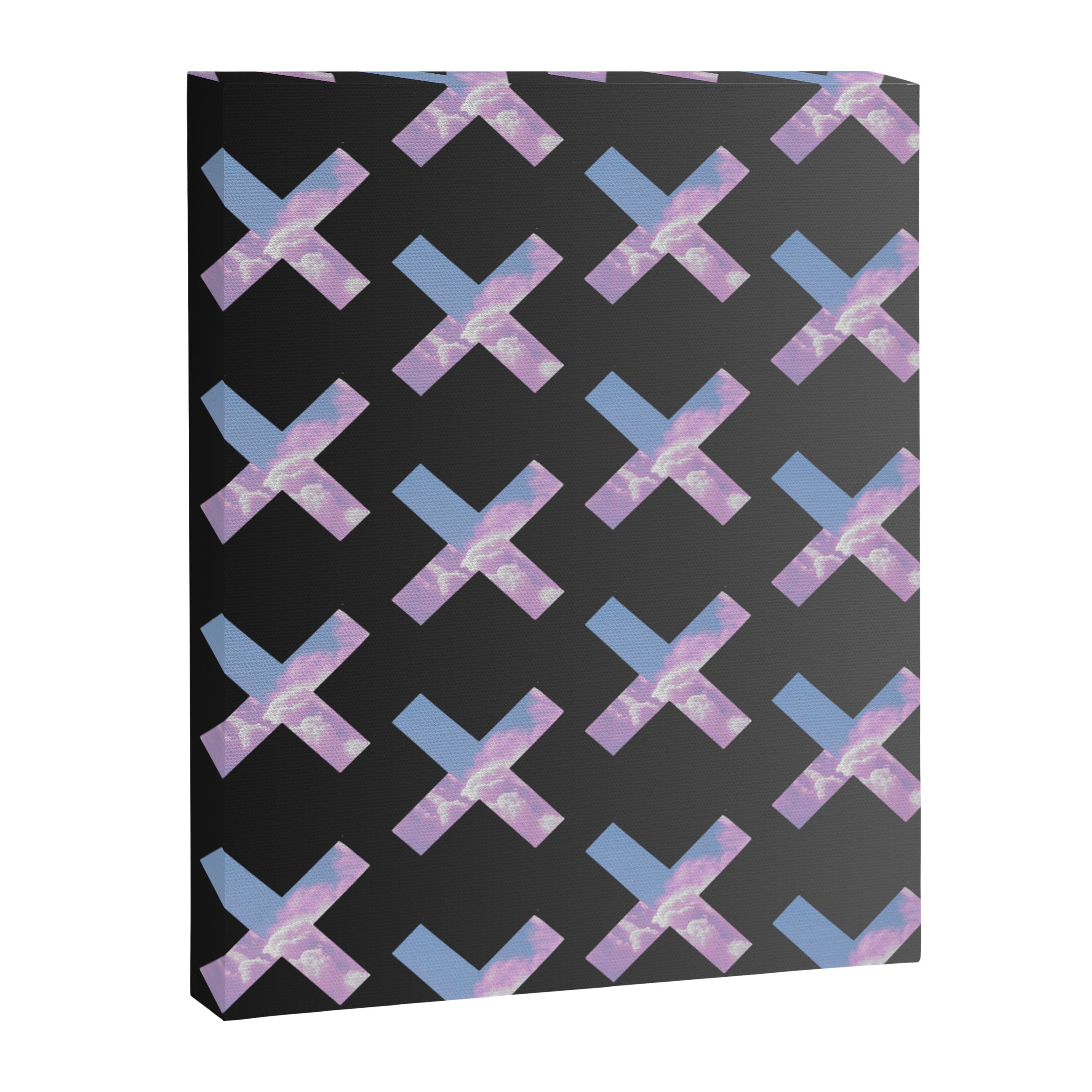 2010s era egirl x pattern Canvas Print Gallery Image 8