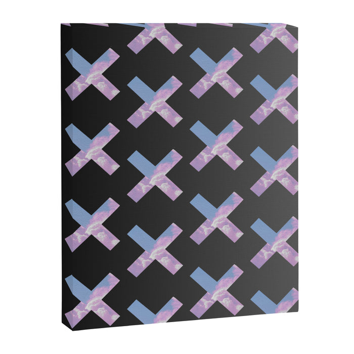 2010s era egirl x pattern Canvas Print Gallery Image 1